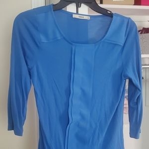 Blue oasis top